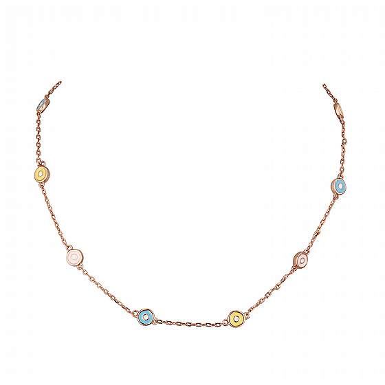 Rainbow Eyes Choker Necklace
